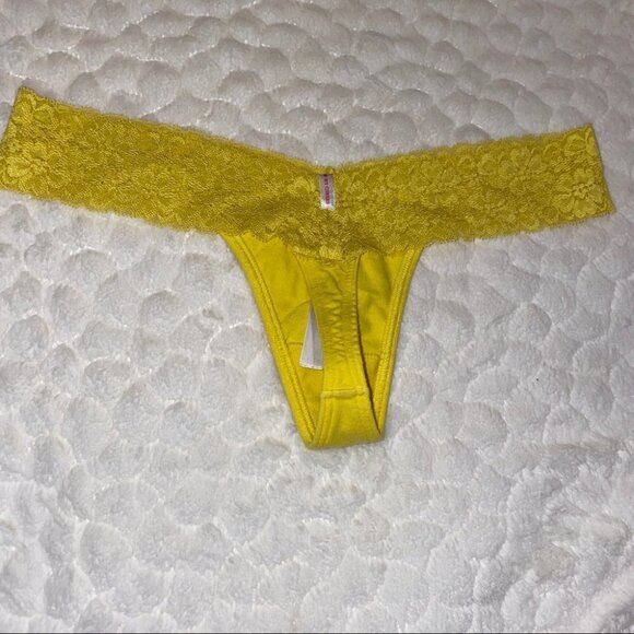 Panty Lace Trim V-String Very Sexy Thong - Picture 4 of 5